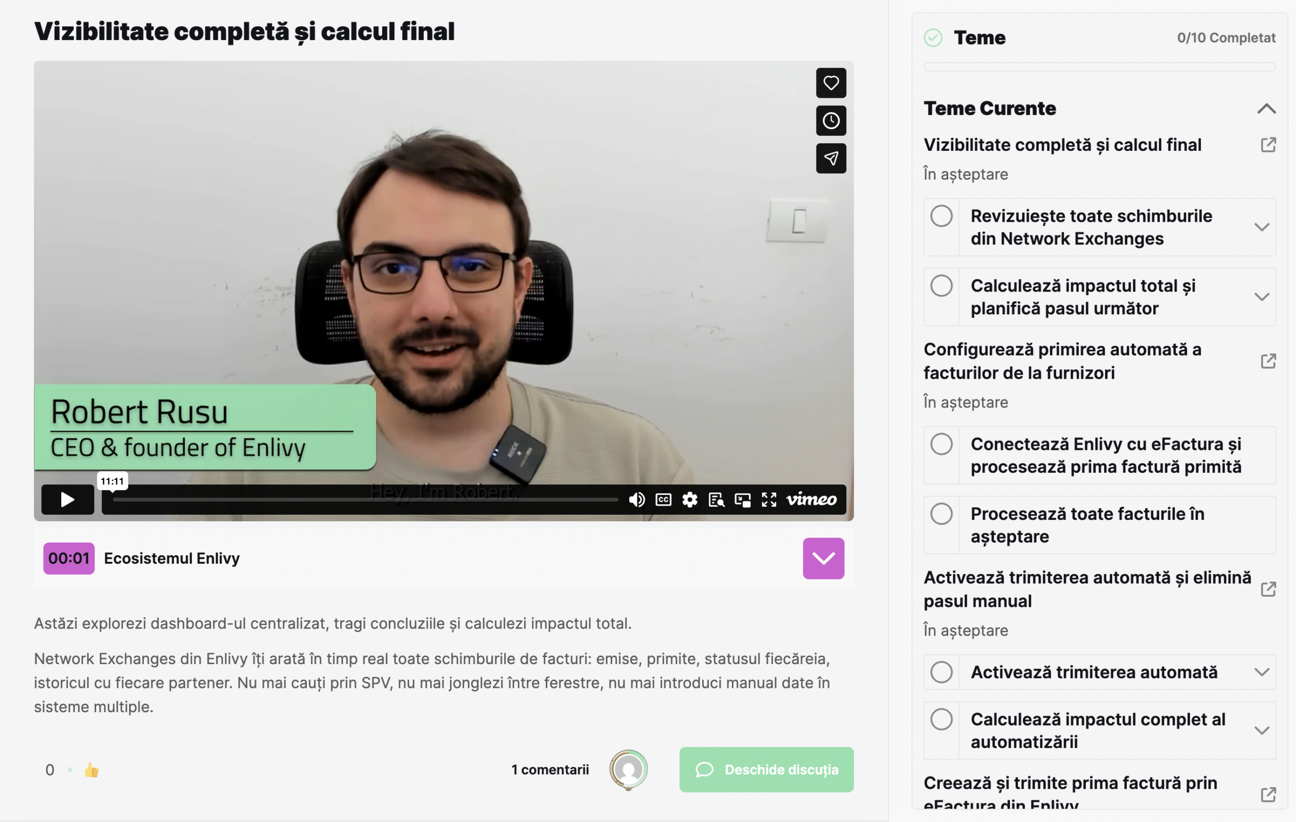Learning Journey: Cursuri cu Dinamica unui Feed